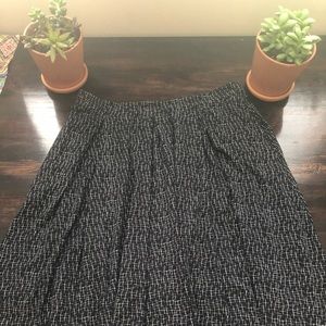LuLaRoe Madison Black & White Skirt